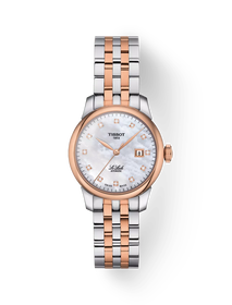 Front view of the watch Tissot Le Locle 29mm with shadow