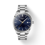 Front view of the watch Tissot PR 100 Jungfraubahn 40mm with shadow