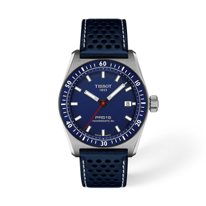 Vorderansicht der Uhr Tissot PR516 38mm mit Schatten