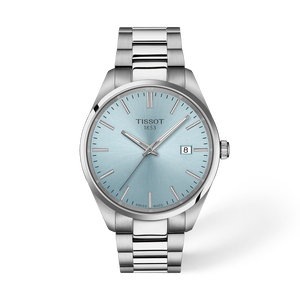 Vorderansicht der Uhr Tissot PR 100 40mm mit Schatten