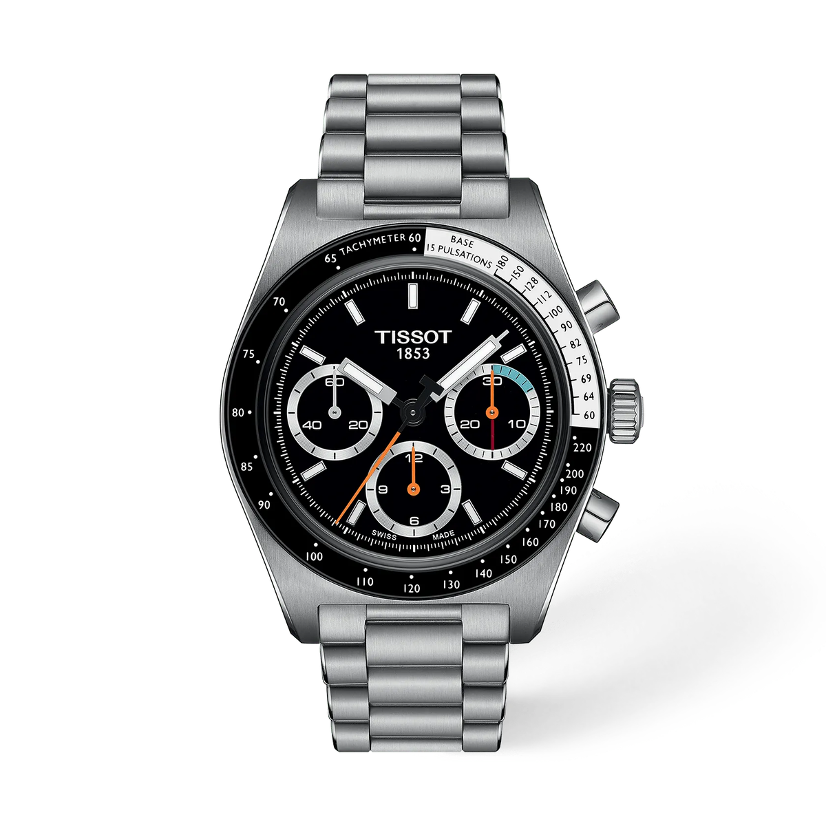 Мужские механические часы Tissot PR516 41 мм Mechanical, цвет: Чёрный