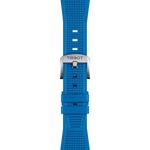 Zoom on Tissot Official Blue PRX 40mm Rubber Strap