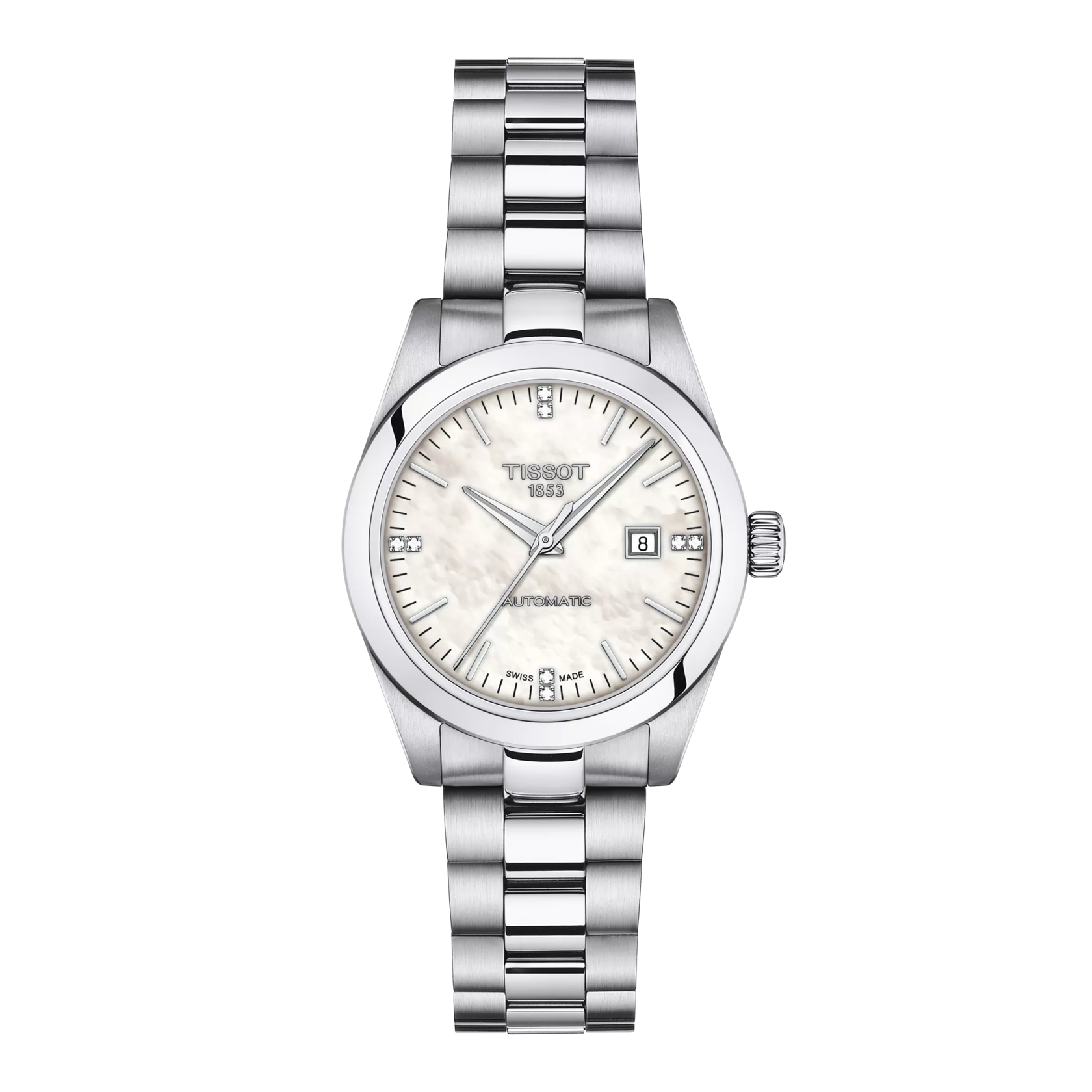 Front view of the watch Tissot T-My Lady Automatic