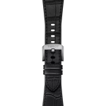 Zoom on Tissot Official Black PRX 40mm Leather Strap
