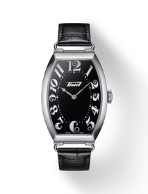 Front view of the watch Tissot Heritage Porto with shadow