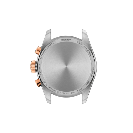 Vue arri&egrave;re du bo&icirc;tier de la montre Tissot PR 100 36mm
