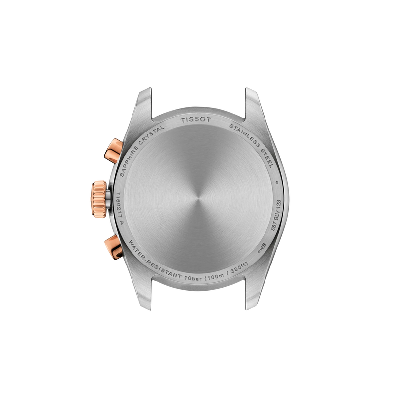 Back view of the watch case Tissot PR 100 36mm