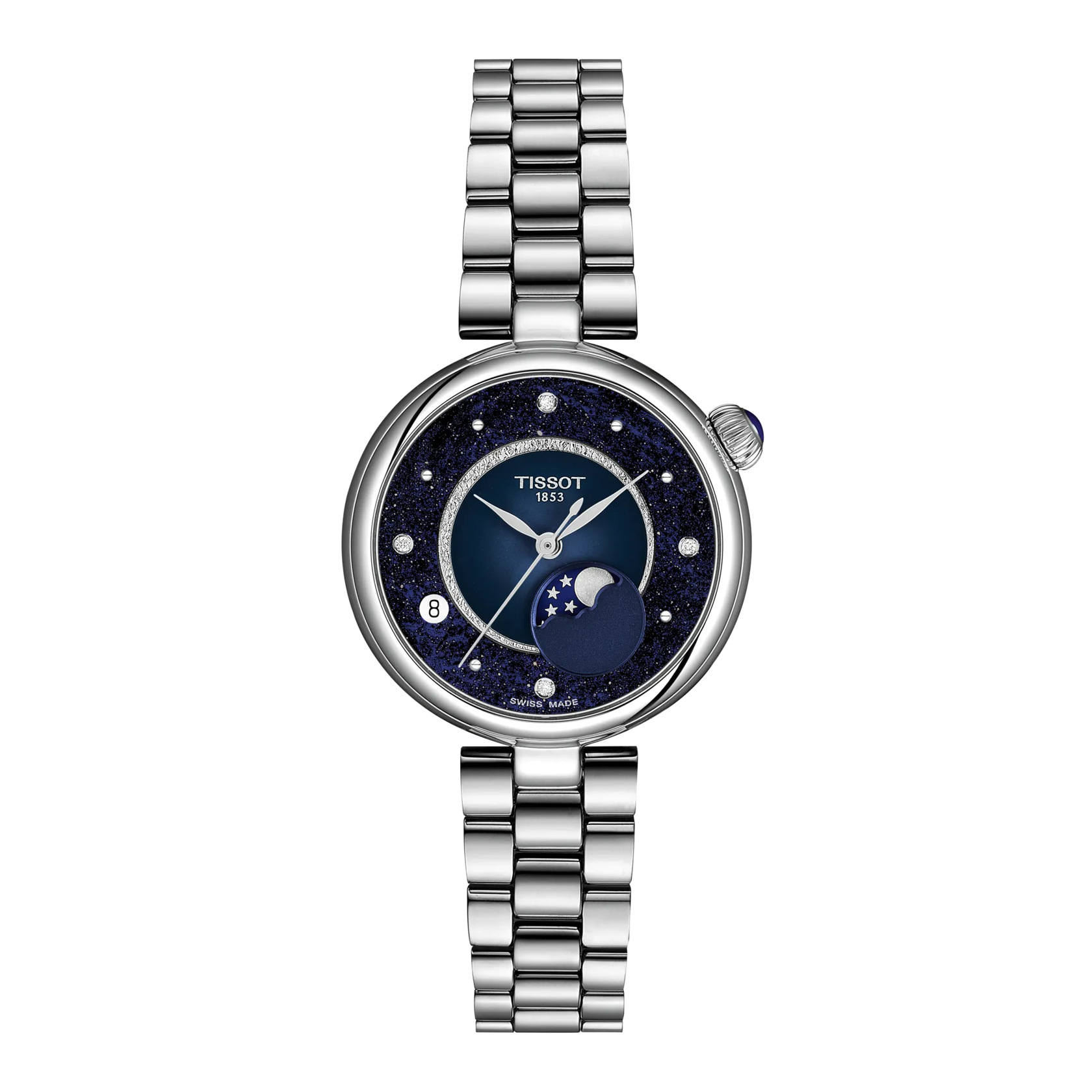 Front view of the watch Tissot Desir 29.6mm