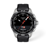 Front view of the watch Tissot T-Touch Connect Solar 47.5mm with shadow