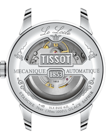 Back view of the watch case Tissot Le Locle 39mm