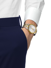 Simulation of the watch Tissot Classic Dream 42mm on a wrist