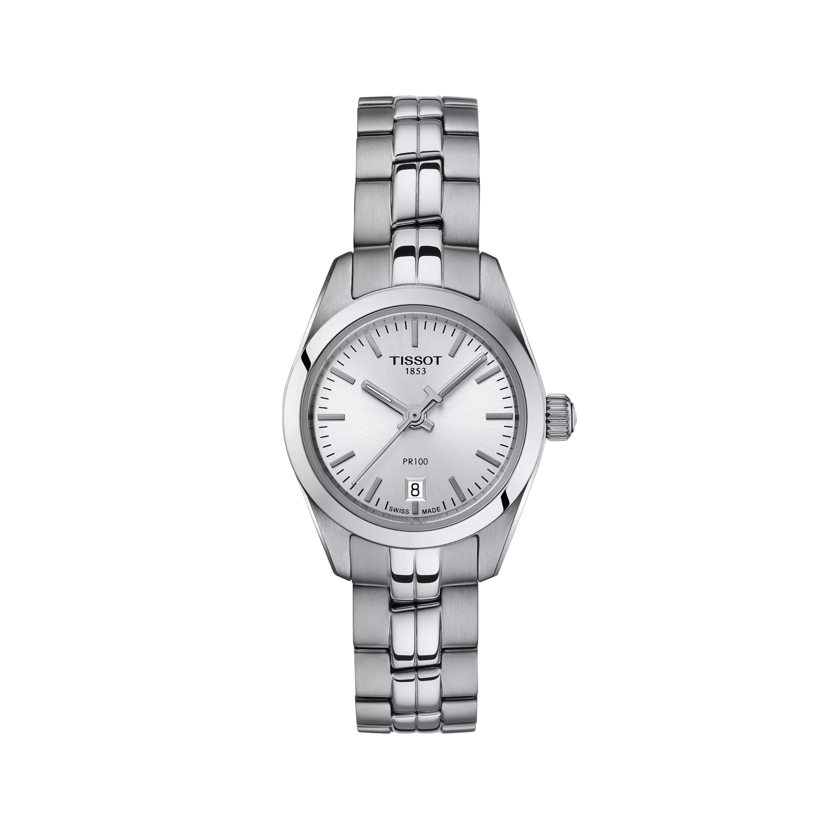 Front view of the watch Tissot PR 100 Lady Small