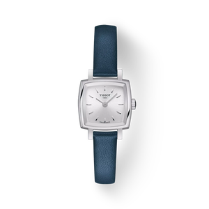 Front view of the watch Tissot Lovely Square with shadow