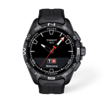 Front view of the watch Tissot T-Touch Connect Solar 47.5mm with shadow