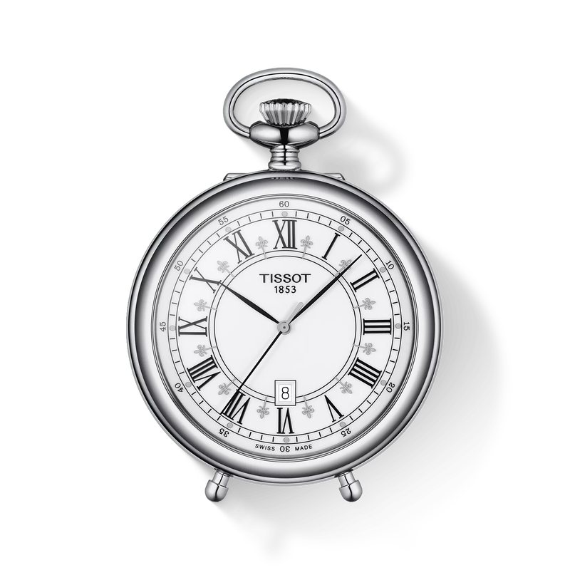 Front view of the watch Tissot Stand Alone with shadow