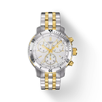 Front view of the watch Tissot PRS 200 with shadow