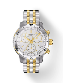 Front view of the watch Tissot PRS 200 with shadow