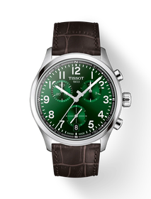 Vista frontal del reloj Tissot Chrono L 42mm con sombra