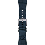 Zoom on Tissot Official Dark Blue PRX 40mm Leather Strap