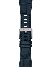 Zoom on Tissot Official Dark Blue PRX 40mm Leather Strap