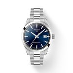 Front view of the watch Tissot Gentleman 38mm with shadow