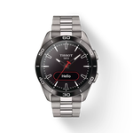 Front view of the watch Tissot T-Touch Connect Sport 43.75mm with shadow