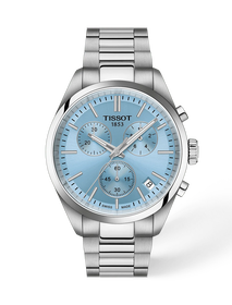 Vista frontal del reloj Tissot PR 100 40mm con sombra