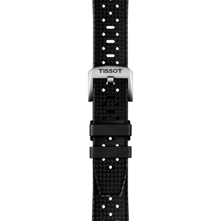 Zoom on ORIGINAL TISSOT KAUTSCHUKARMBAND SCHWARZ BANDANSTOSS 20 MM