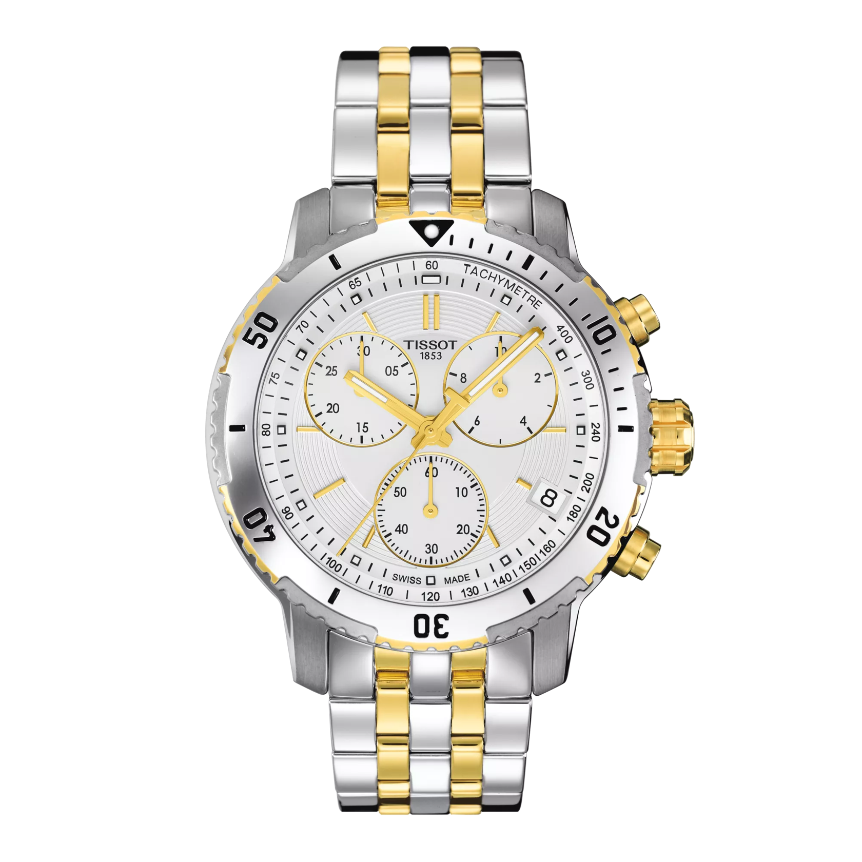 Front view of the watch Tissot PRS 200