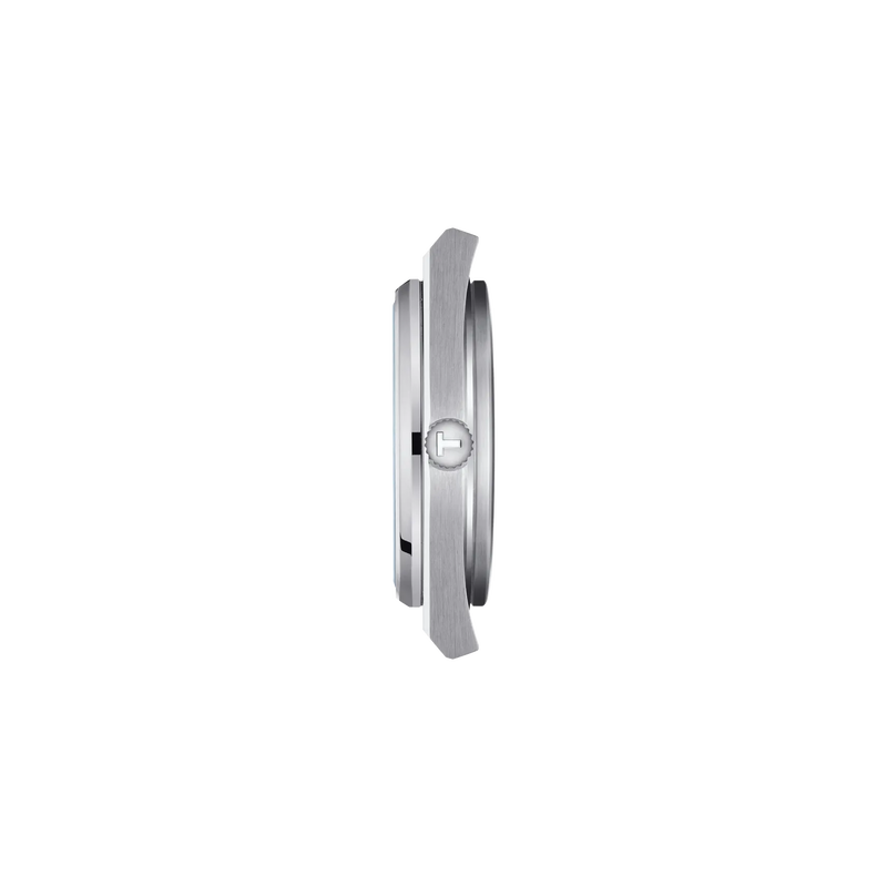 Profile view of the watch case Tissot PRX 40mm