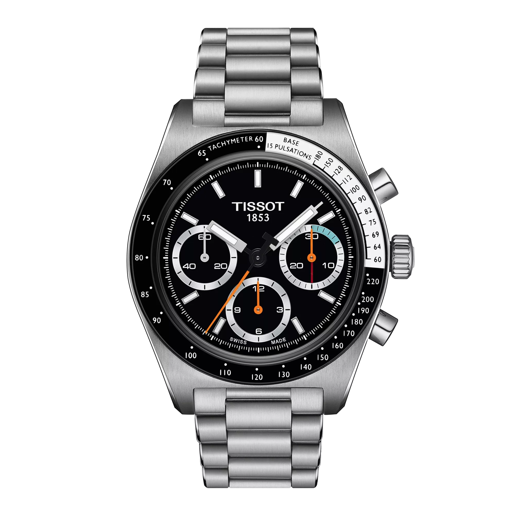 Front view of the watch Tissot PR516 41mm