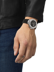 Simulation of the watch Tissot T-Race 38mm on a wrist