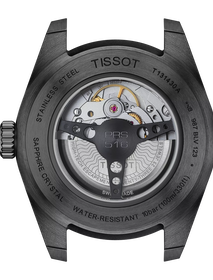 Back view of the watch case Tissot PRS 516 Powermatic 80