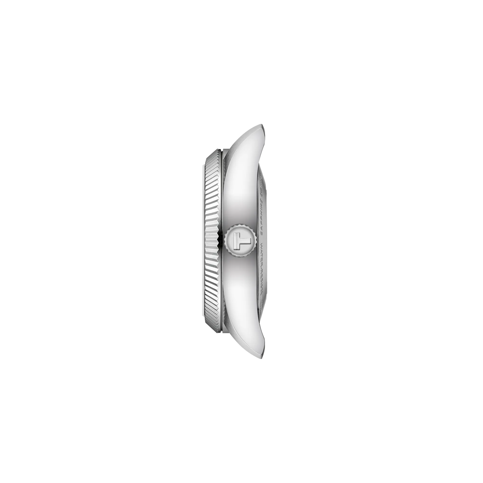 Profile view of the watch case Tissot Ballade 30mm