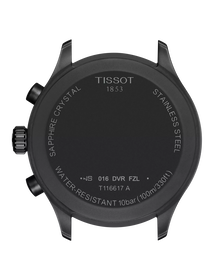 Back view of the watch case Tissot Chrono XL