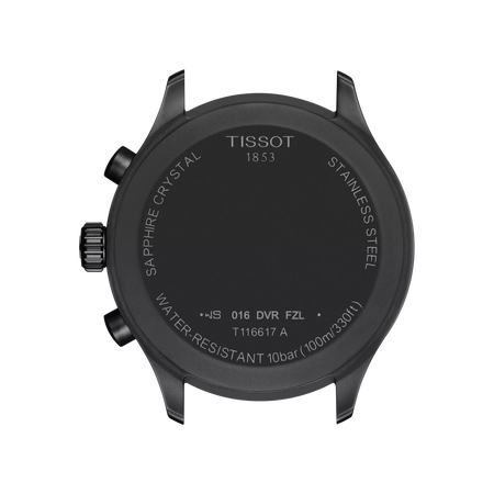 Back view of the watch case Tissot Chrono XL