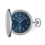 Front view of the watch Tissot Savonnette 48.5mm with shadow