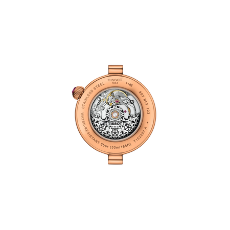 Back view of the watch case Tissot D&eacute;sir 28mm