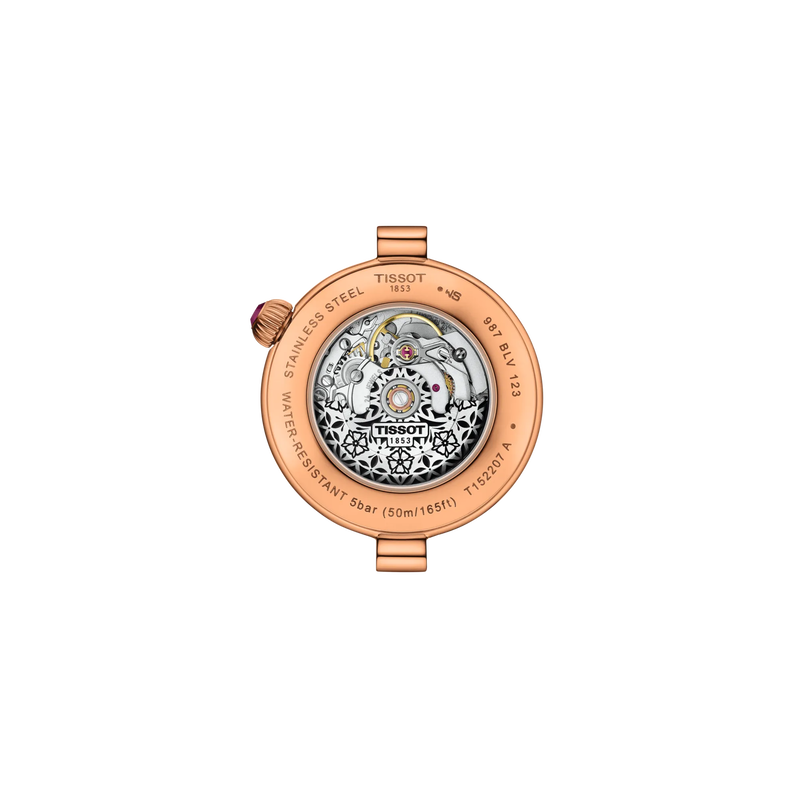 Back view of the watch case Tissot D&eacute;sir 28mm