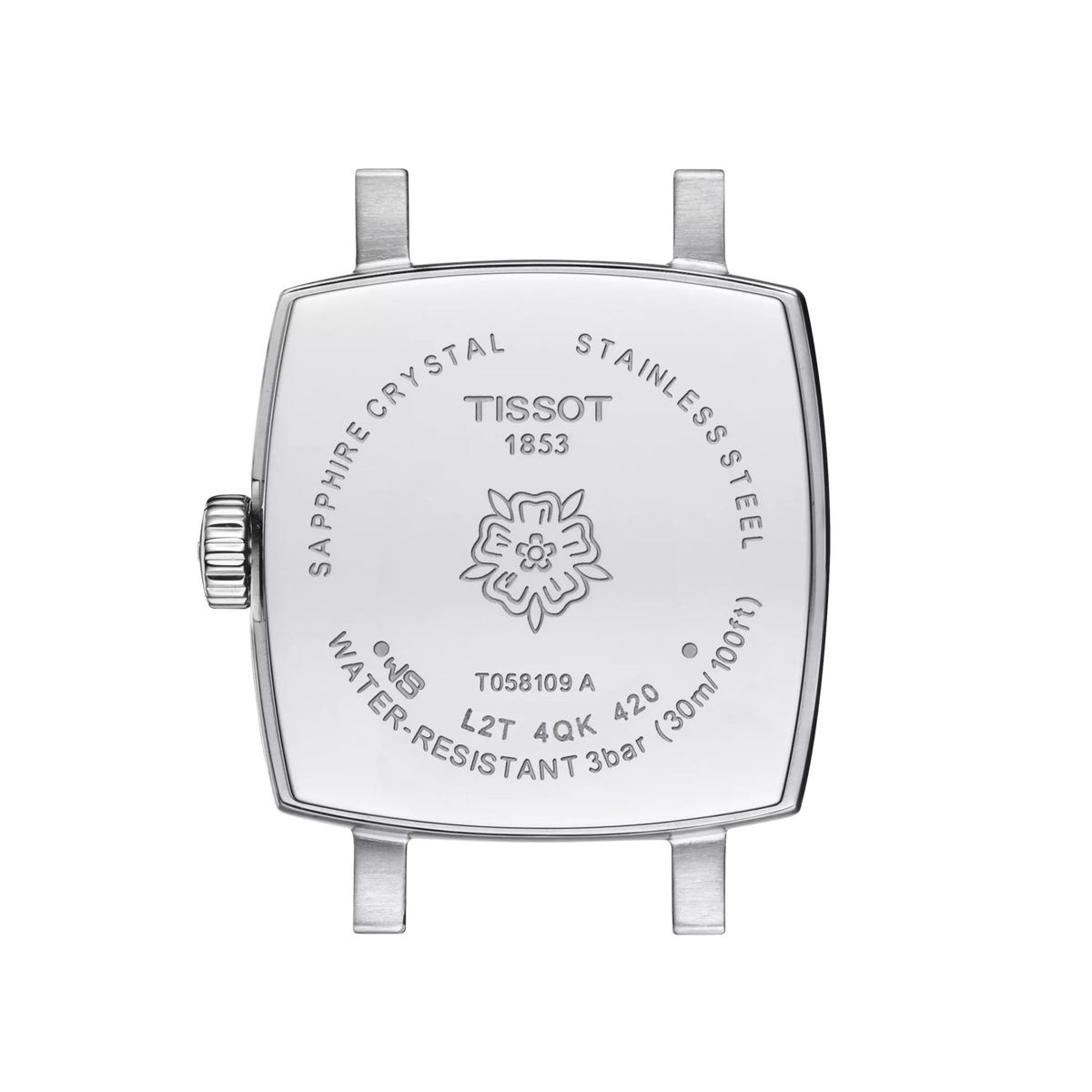 Женские часы Tissot Lovely Square 20x20mm, цвет: Синий — фото 2