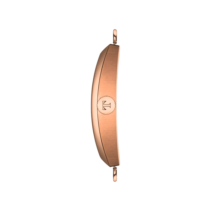 Profile view of the watch case Tissot Heritage Porto