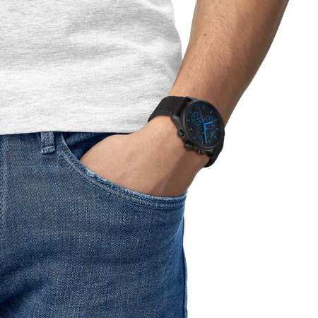 Simulation of the watch Tissot Chrono XL on a wrist