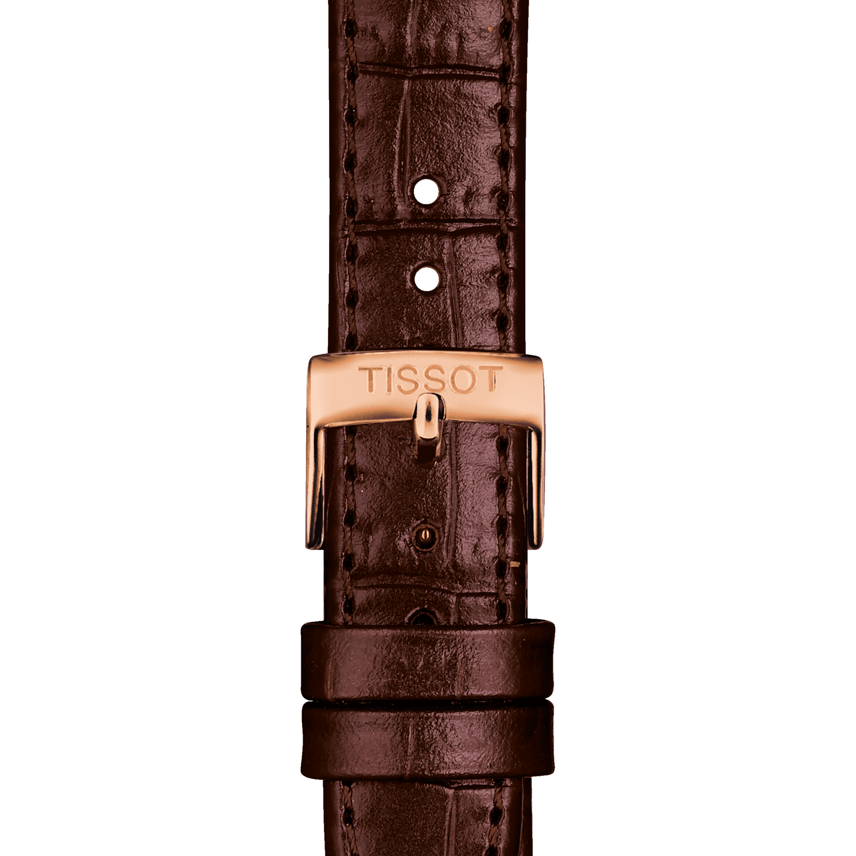 Tissot official brown leather strap lugs 15 mm
