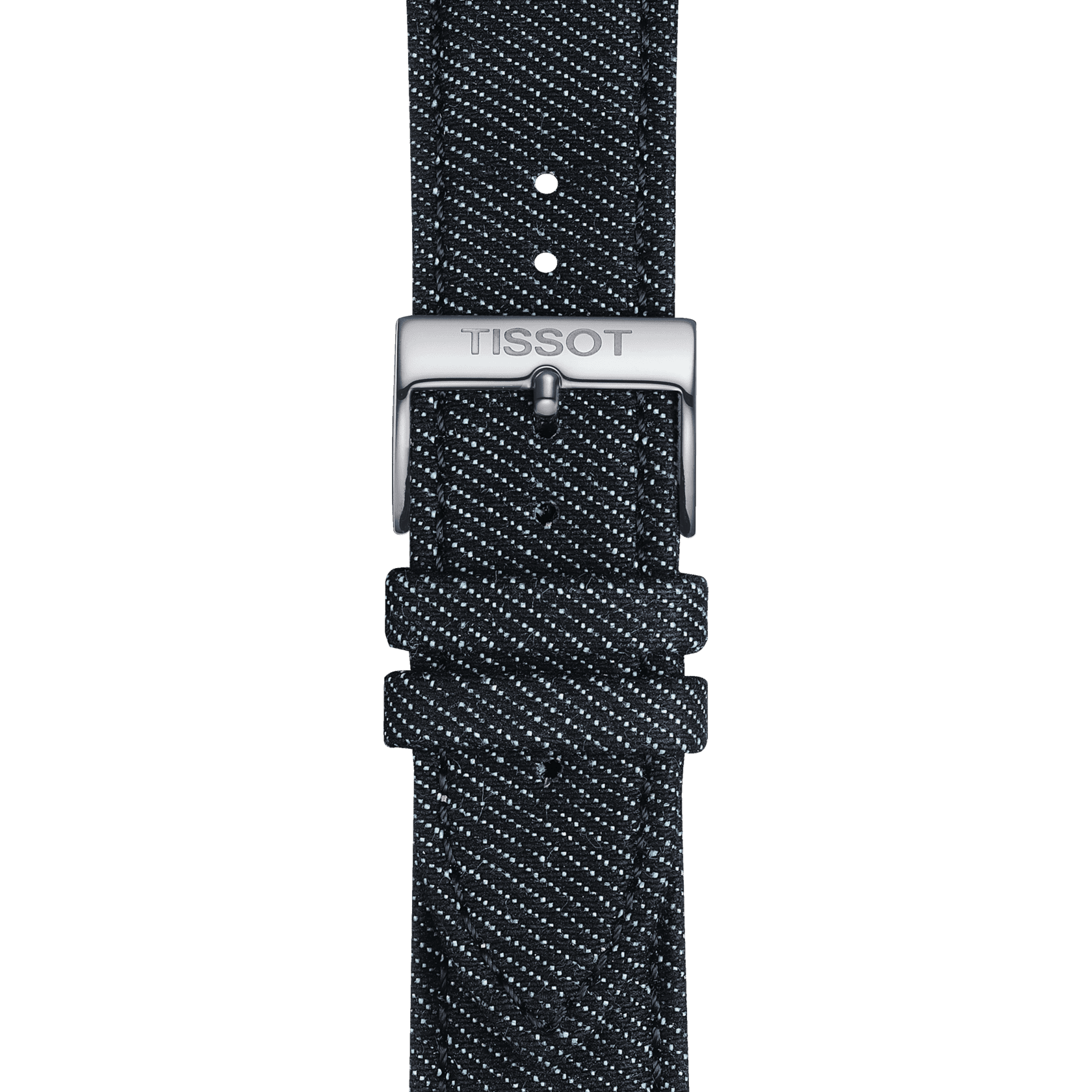 Tissot official blue textile strap lugs 22 mm