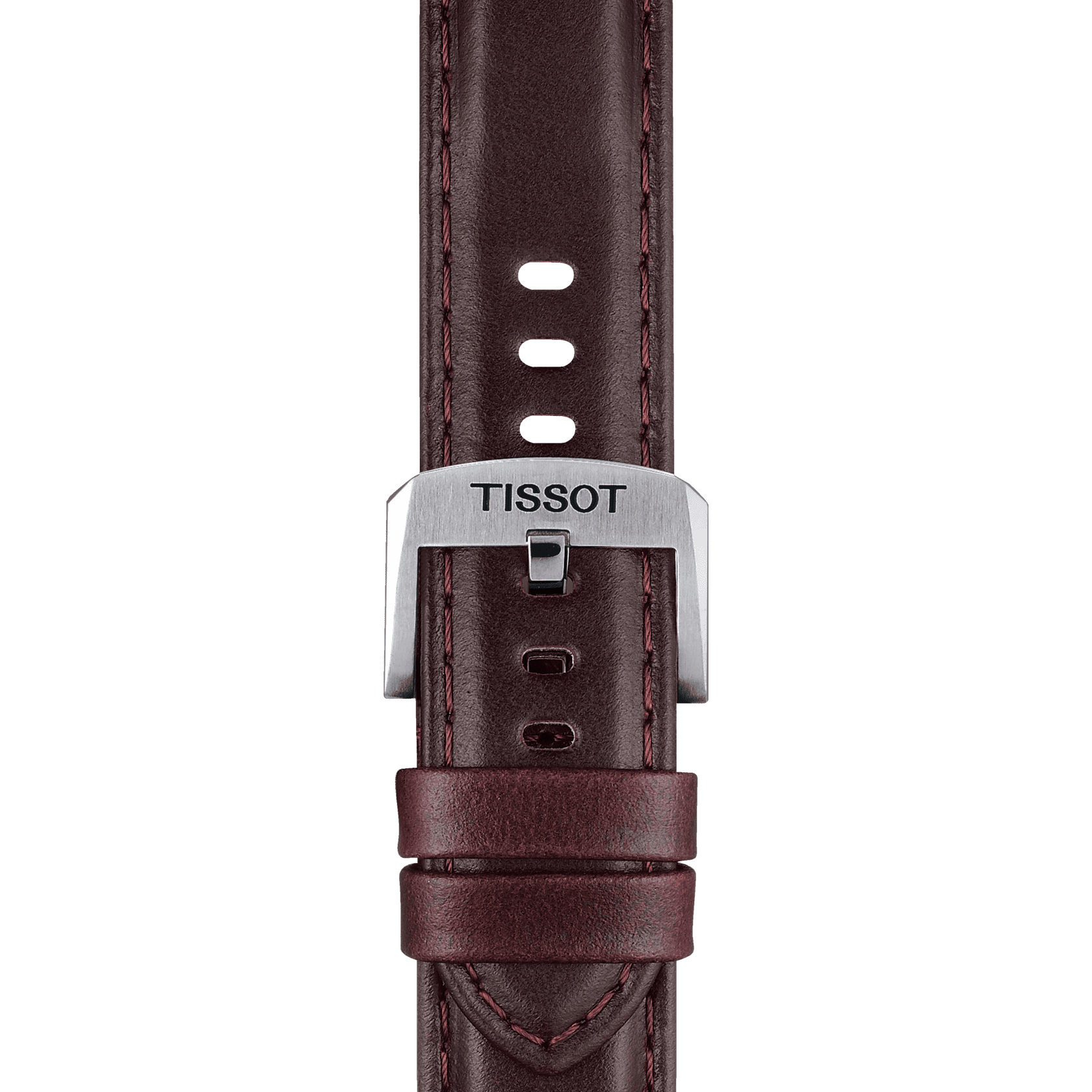 Cinturino Tissot ufficiale marrone in pelle ansa 20 mm