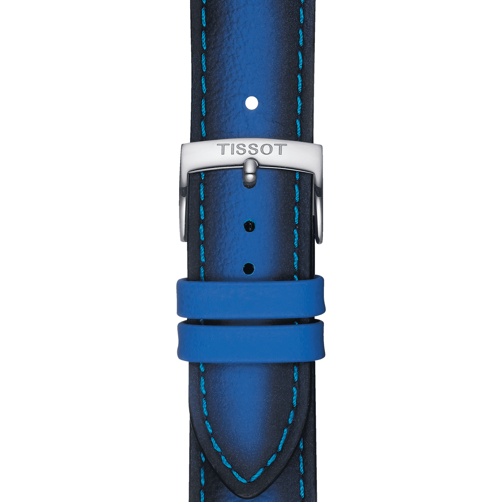 Tissot official blue leather strap lugs 20 mm