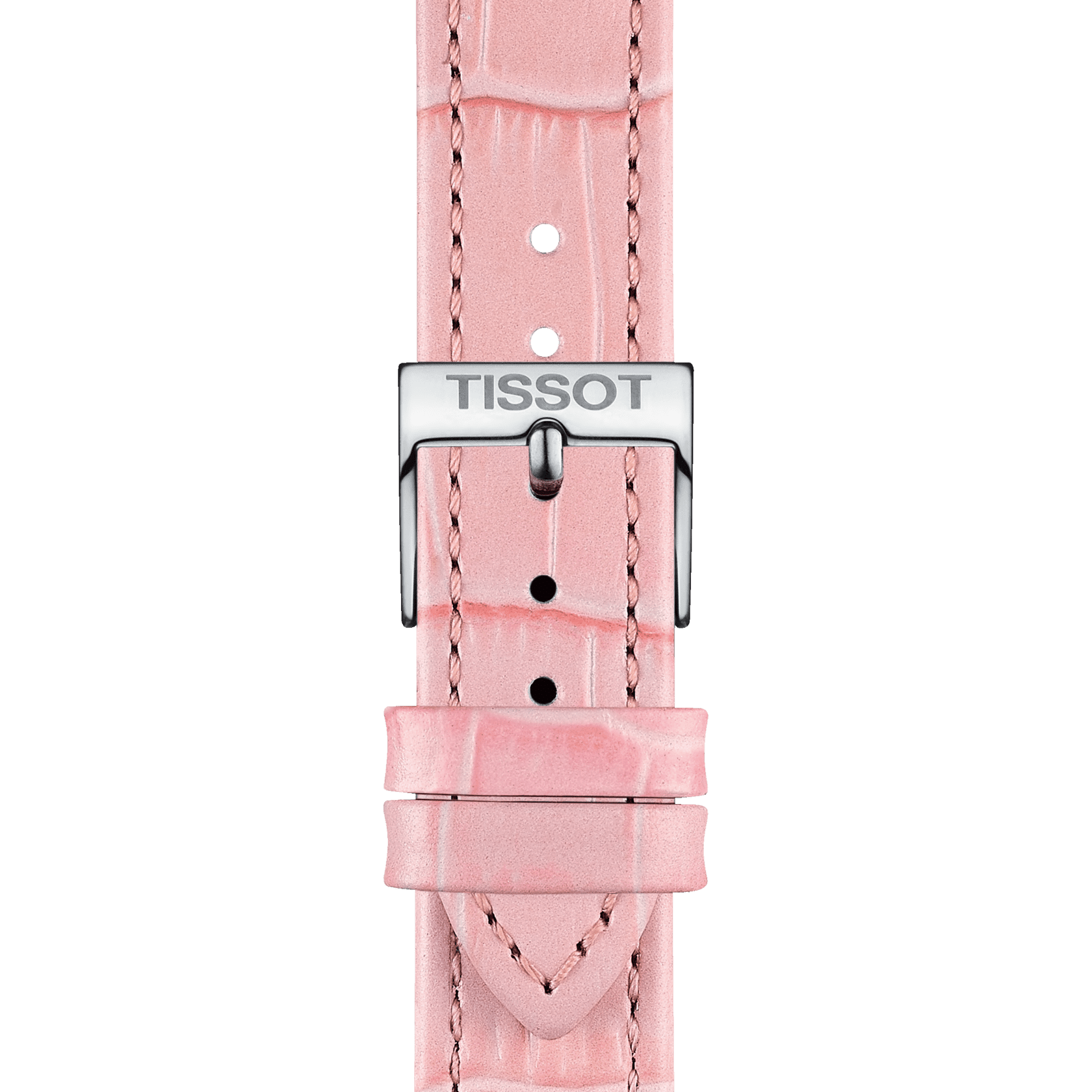 Tissot official pink leather strap lugs 16 mm