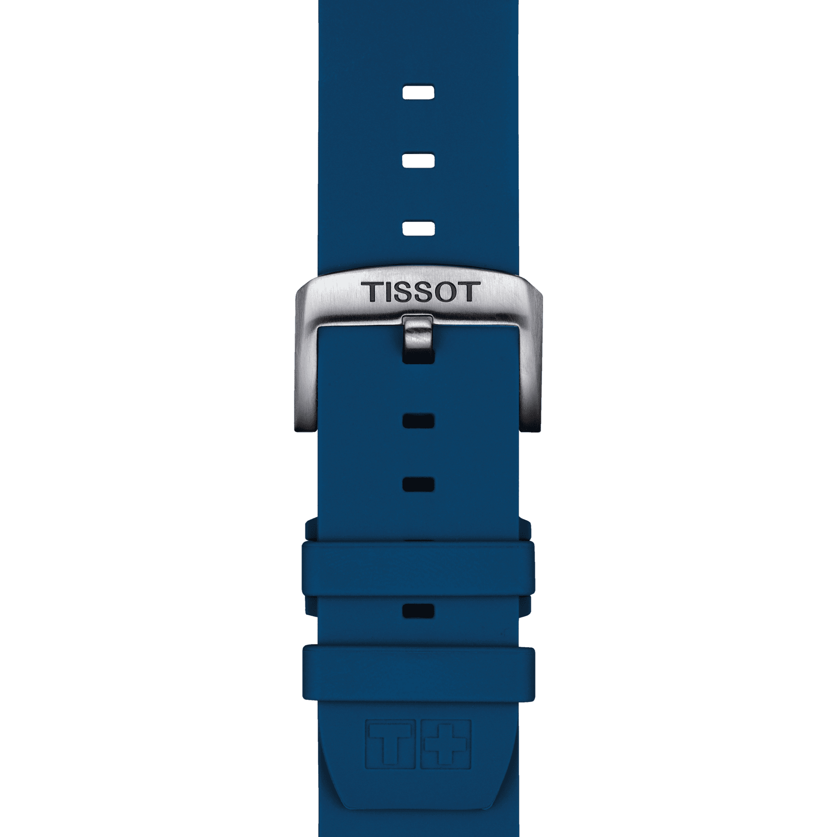 Tissot official blue silicone strap lugs 22 mm