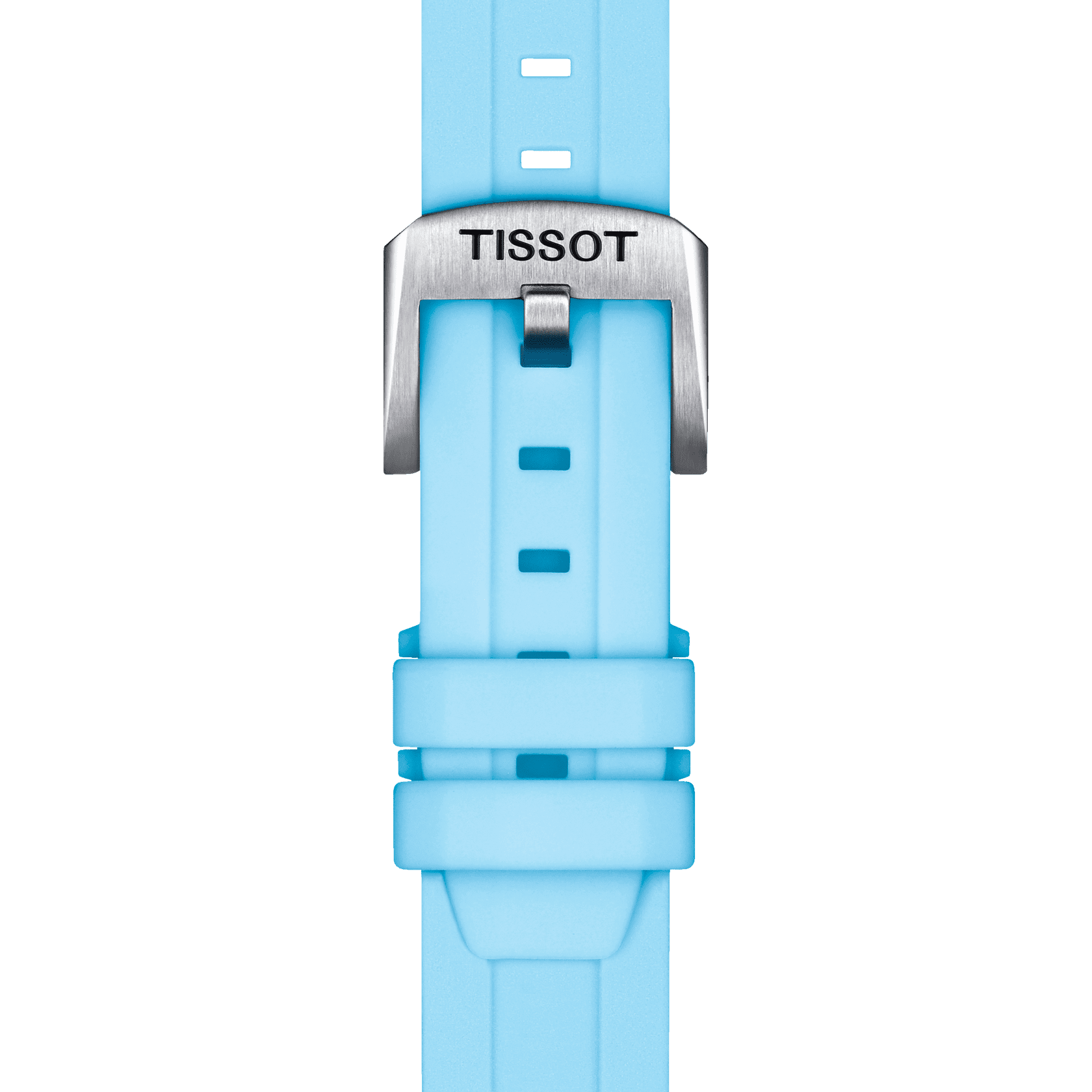 Tissot official blue silicone strap lugs 18 mm