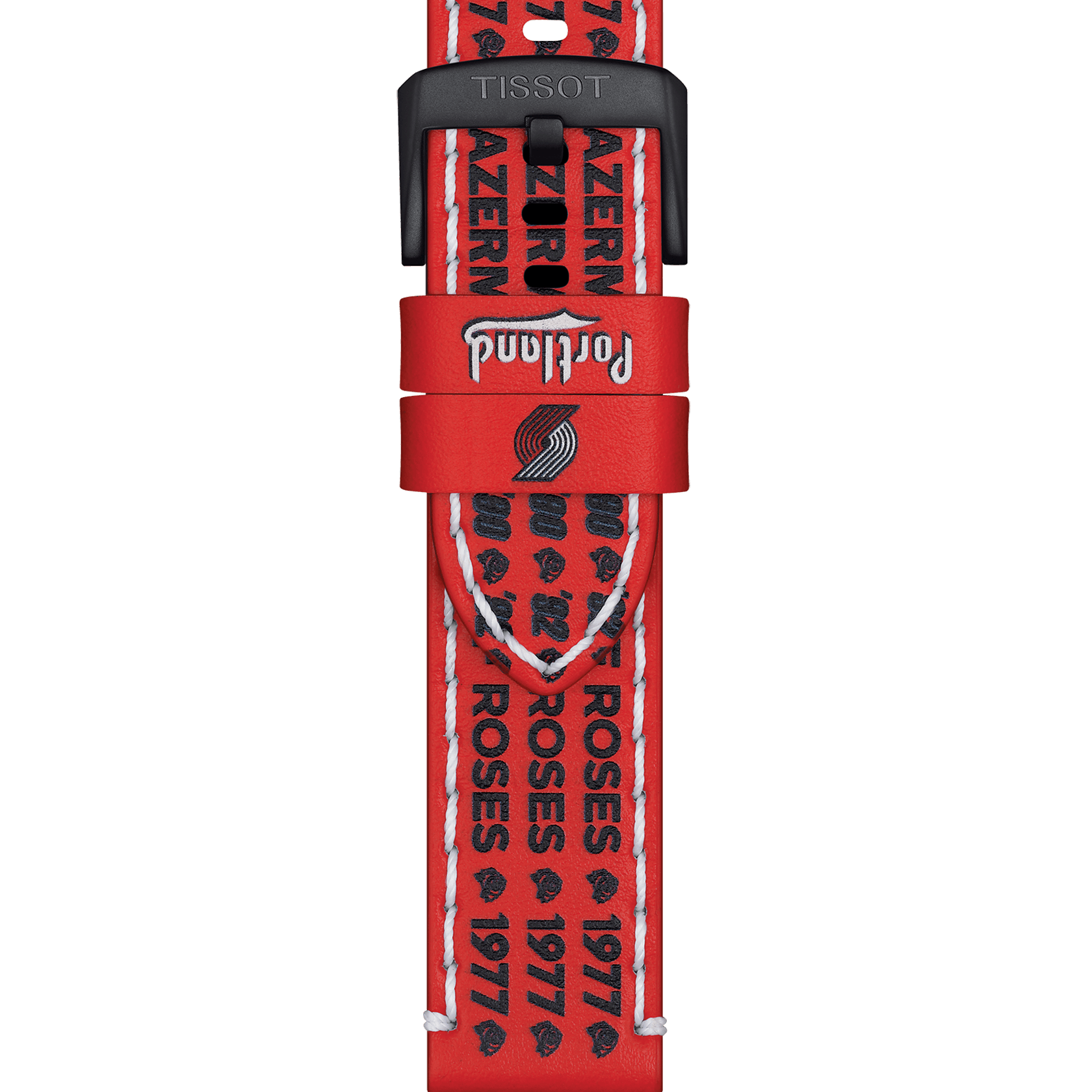 Tissot Official NBA leather strap Portland Trail Blazers Limited Edition 22mm